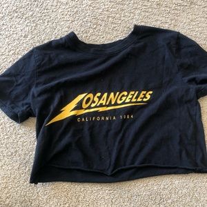 brandy melville los angeles crop top